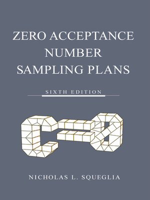 cover image of Zero Acceptance Number Sampling Plans
